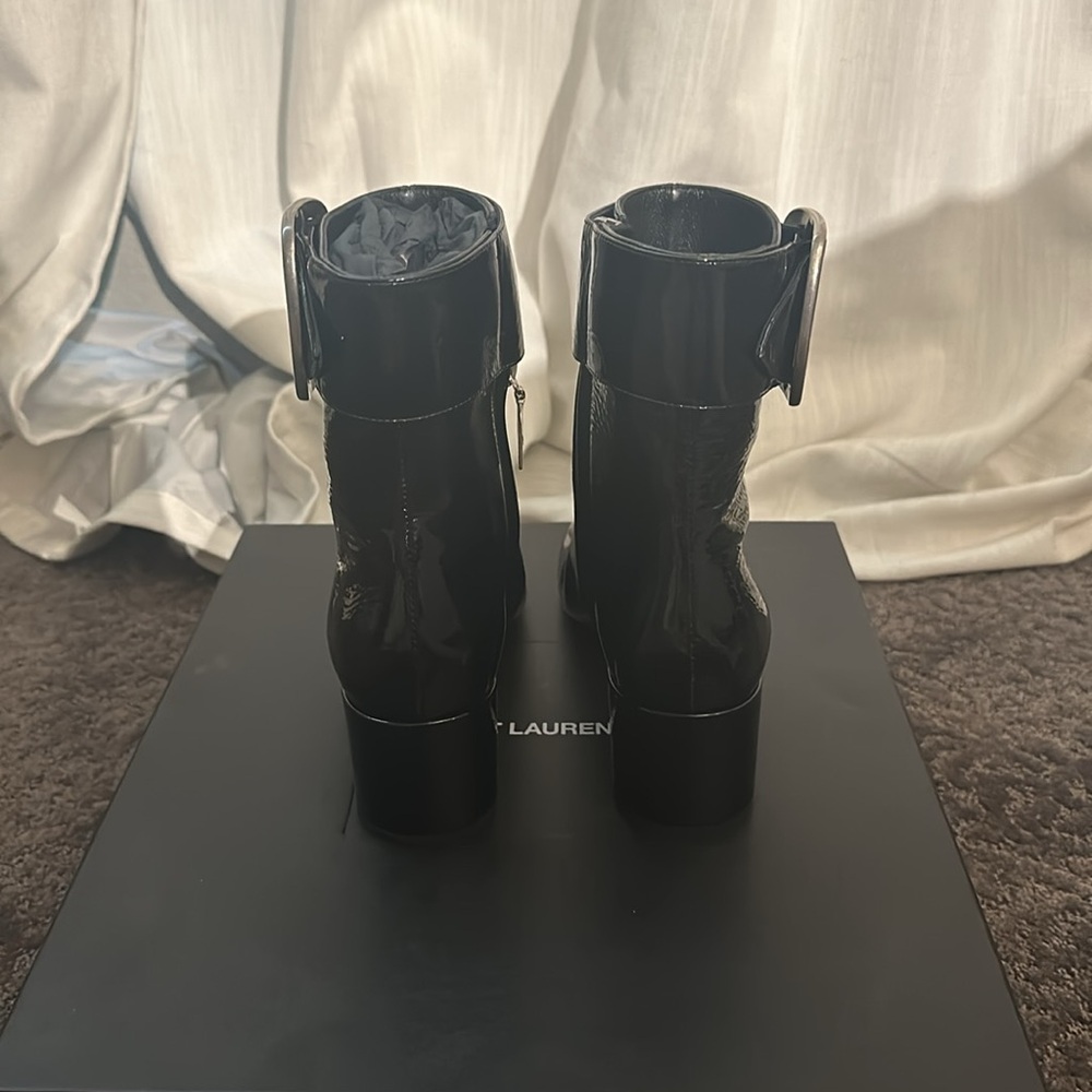SAINT LAURENT LOW HEEL BOOTIES - Picture 5 of 10